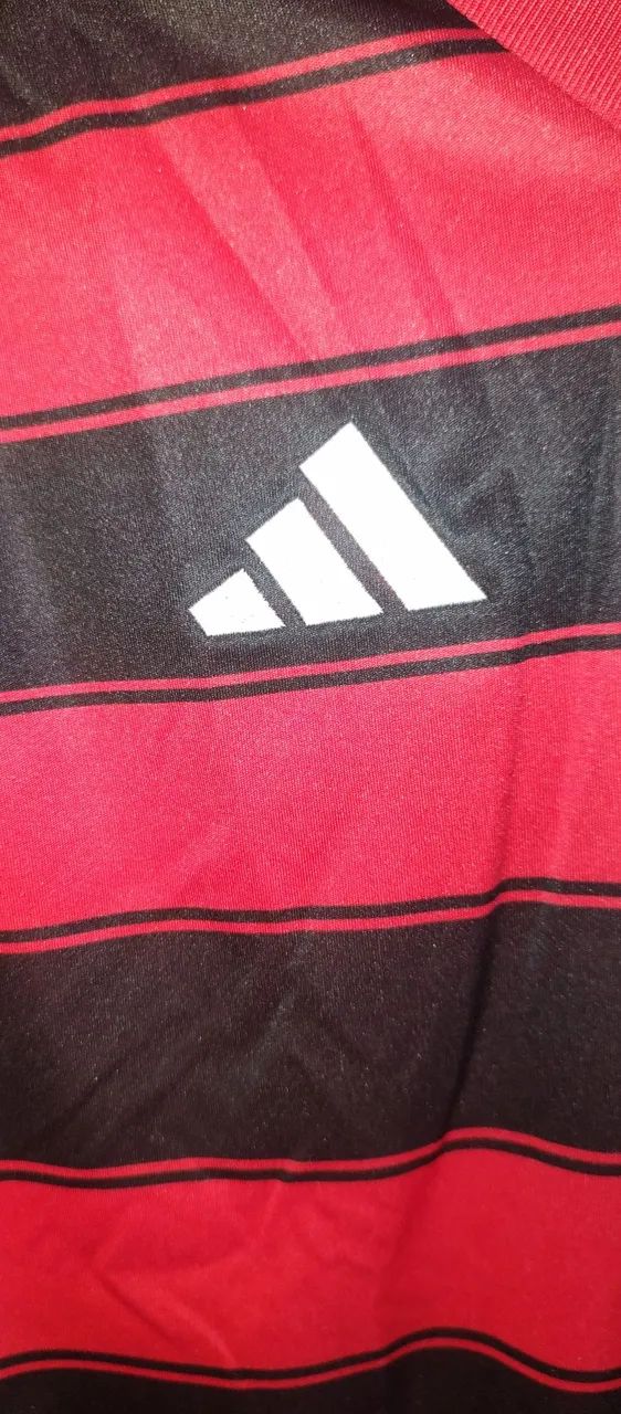 CAMISA DO FLAMENGO LISTRADA ADIDAS - Foto 4