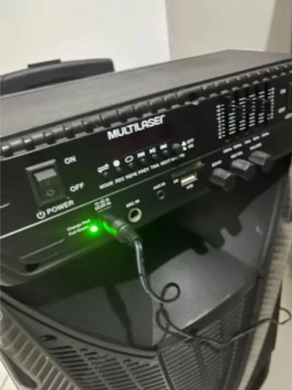 Caixa de Som Portátil Multilaser com Bluetooth e LED - Foto 4