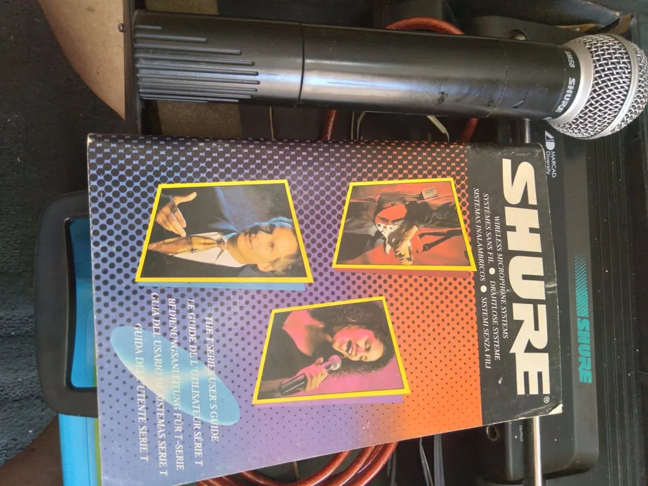 MICROFONE SHURE S/ FIO ( Profissional)  - Foto 2