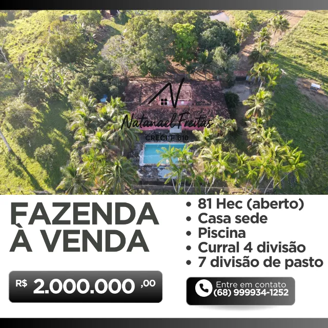 FAZENDA À VENDA