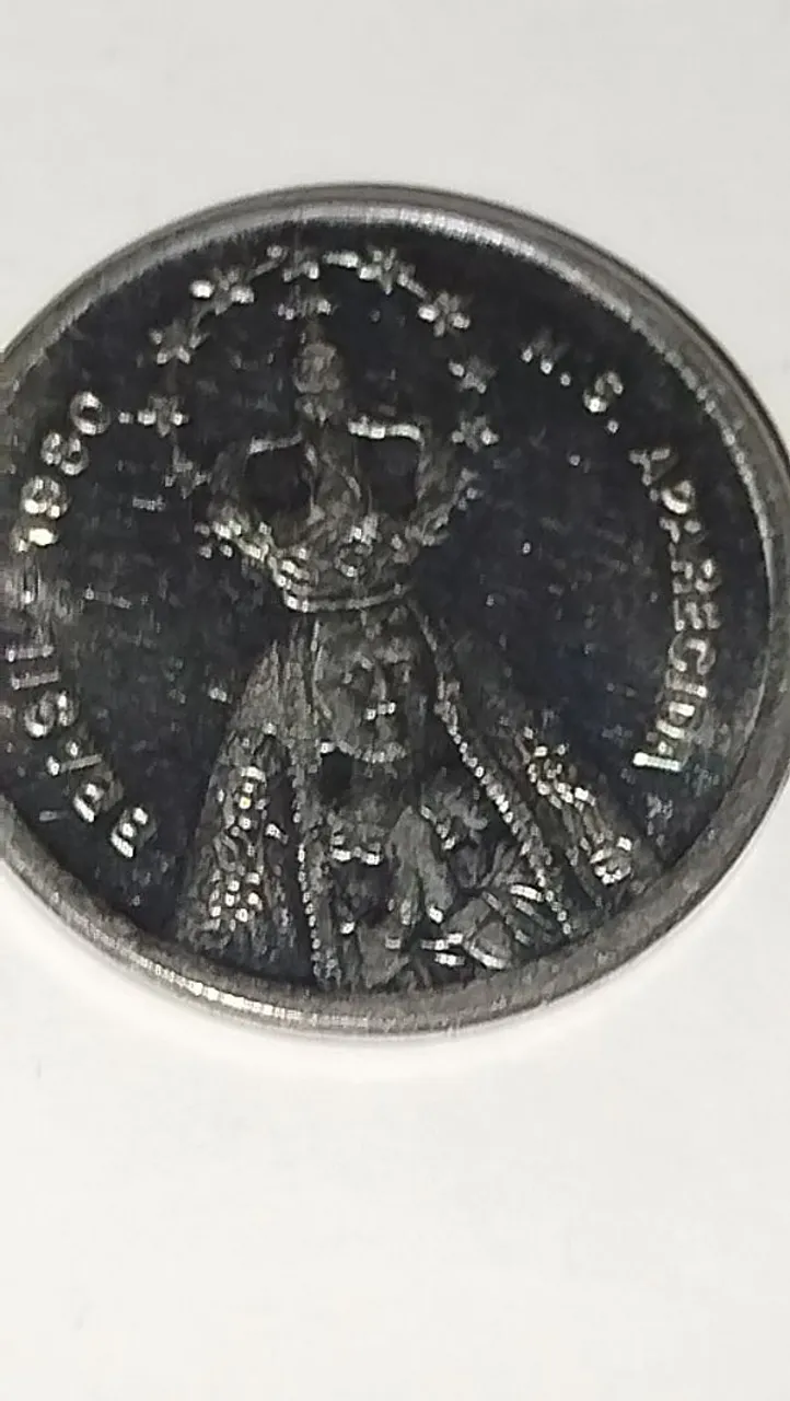 Moeda antiga de prata