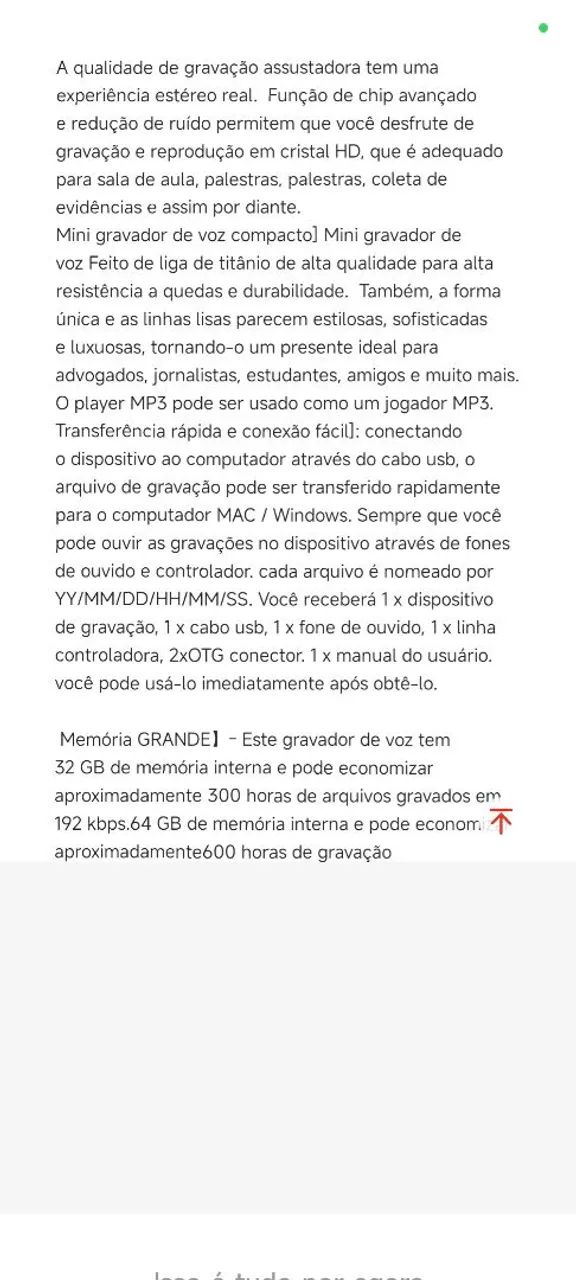 Micro gravador espião magnético  - Foto 4