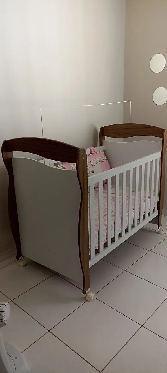 Berço americano nunca usado cor branca  - Foto 3