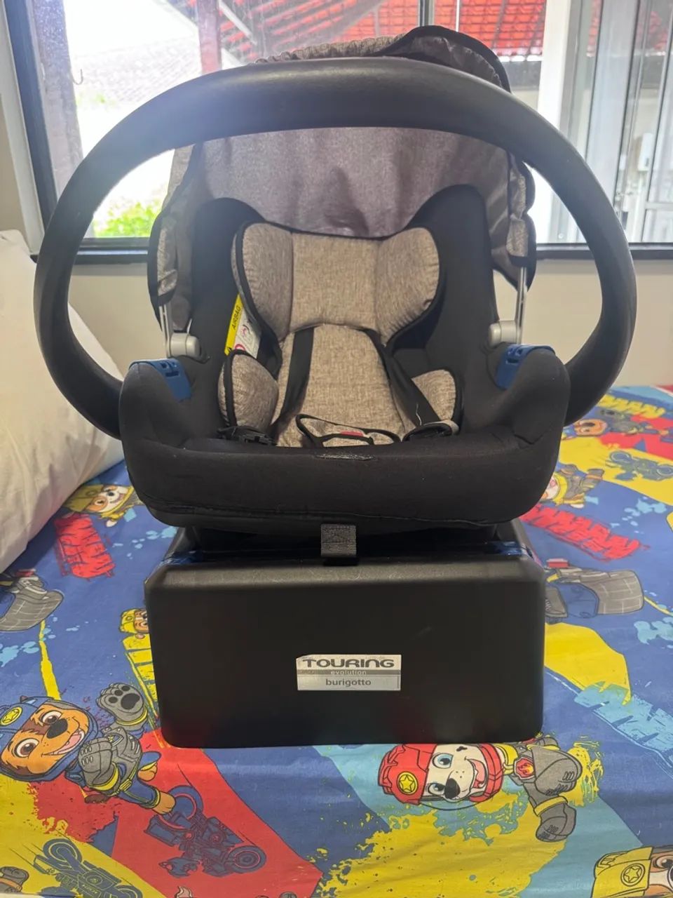 Bebê Conforto Burigotto Touring Evolution com Base para Carro - Excelente Estado - Foto 4