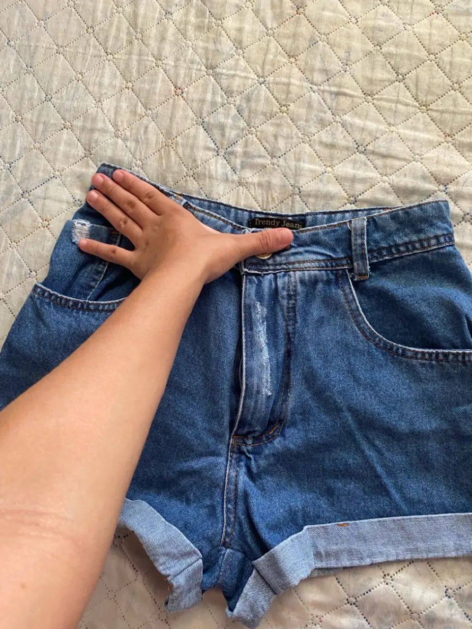 Short jeans tamanho 38 - Foto 3