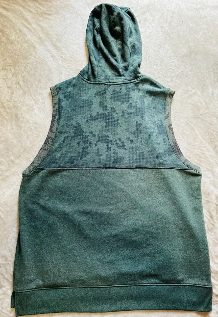 Colete com capuz Under Armour Original. Verde Camuflado Original  - Foto 4