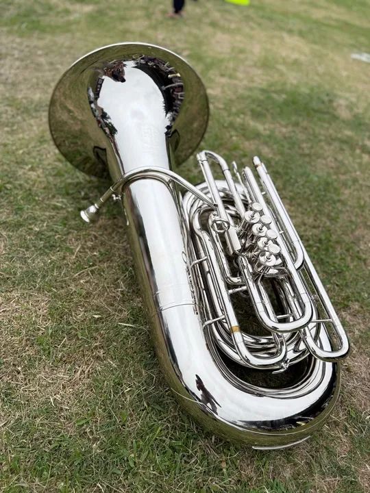 Tuba HSTB1 5/4 Niquelada 3 meses de Uso - Foto 3