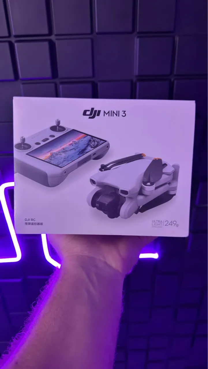 Drone DJI Mini 3 RC Kit Standard (com Tela) LACRADO