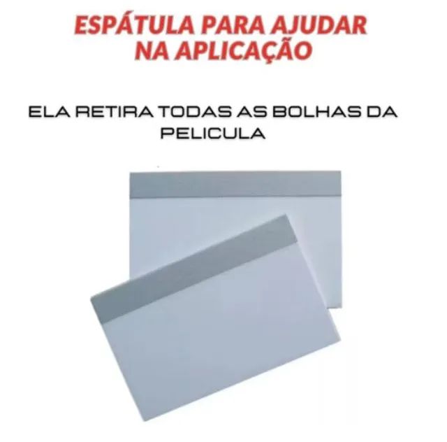 02 Películas Premium Nano Gel + Espátula de Aplicação para Smartwatch 47mm - Foto 3