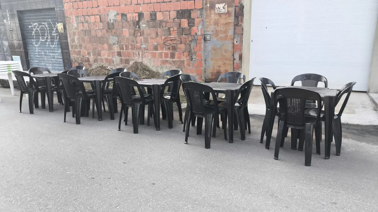 Conjunto de mesas e cadeiras para comércio - Foto 3