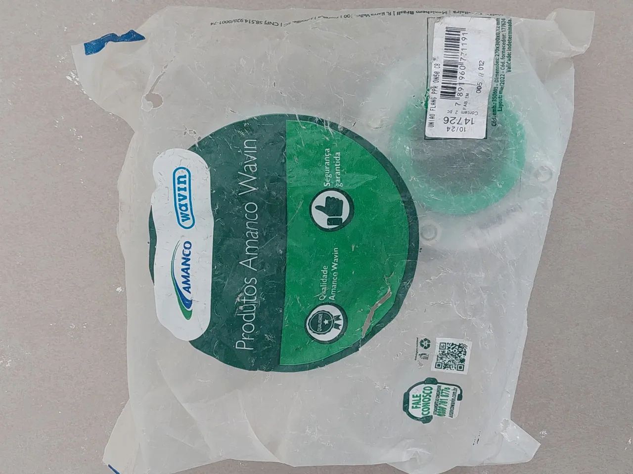 2un União Flangeada PPR 50mm Amanco - Novo - Foto 3