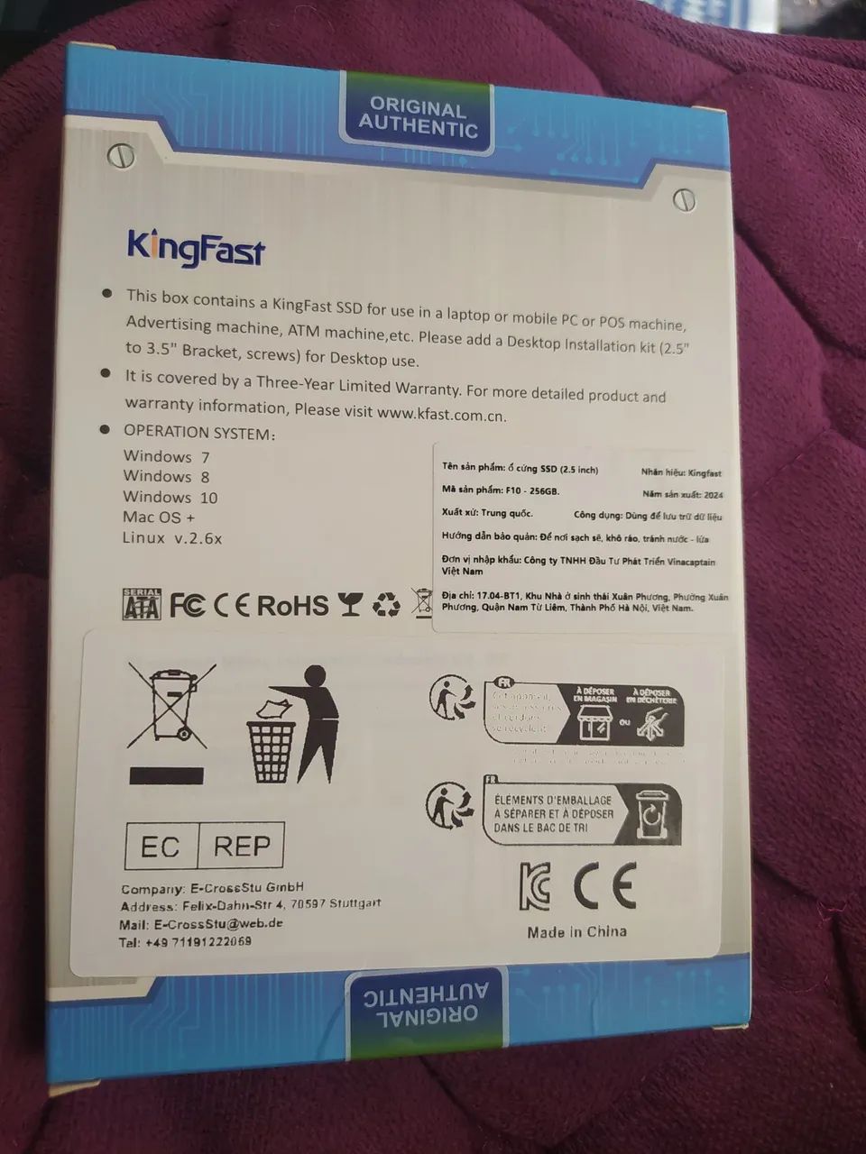 SSD KingFast F10 256GB SATA III - Foto 2