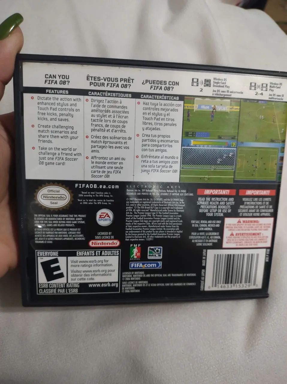 FIFA 08 Soccer - Nintendo DS original  - Foto 2