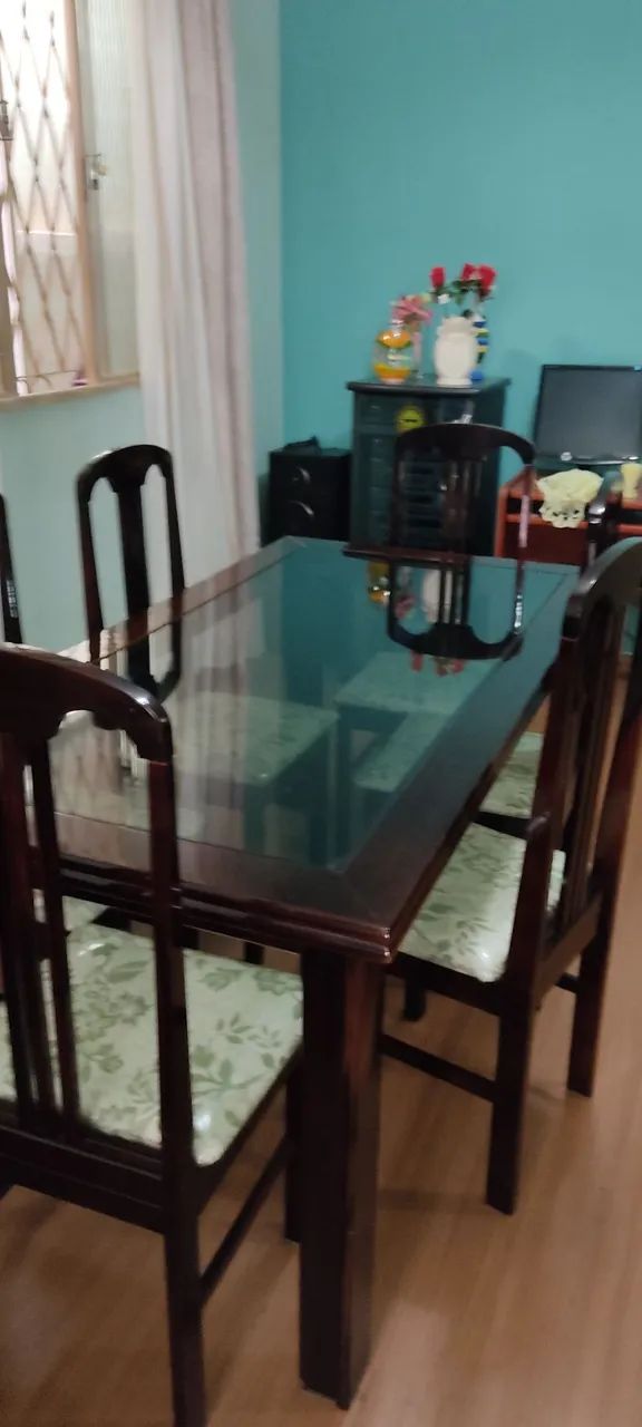 CONJUNTO MESA E CADEIRAS E MÓVEIS  - Foto 3