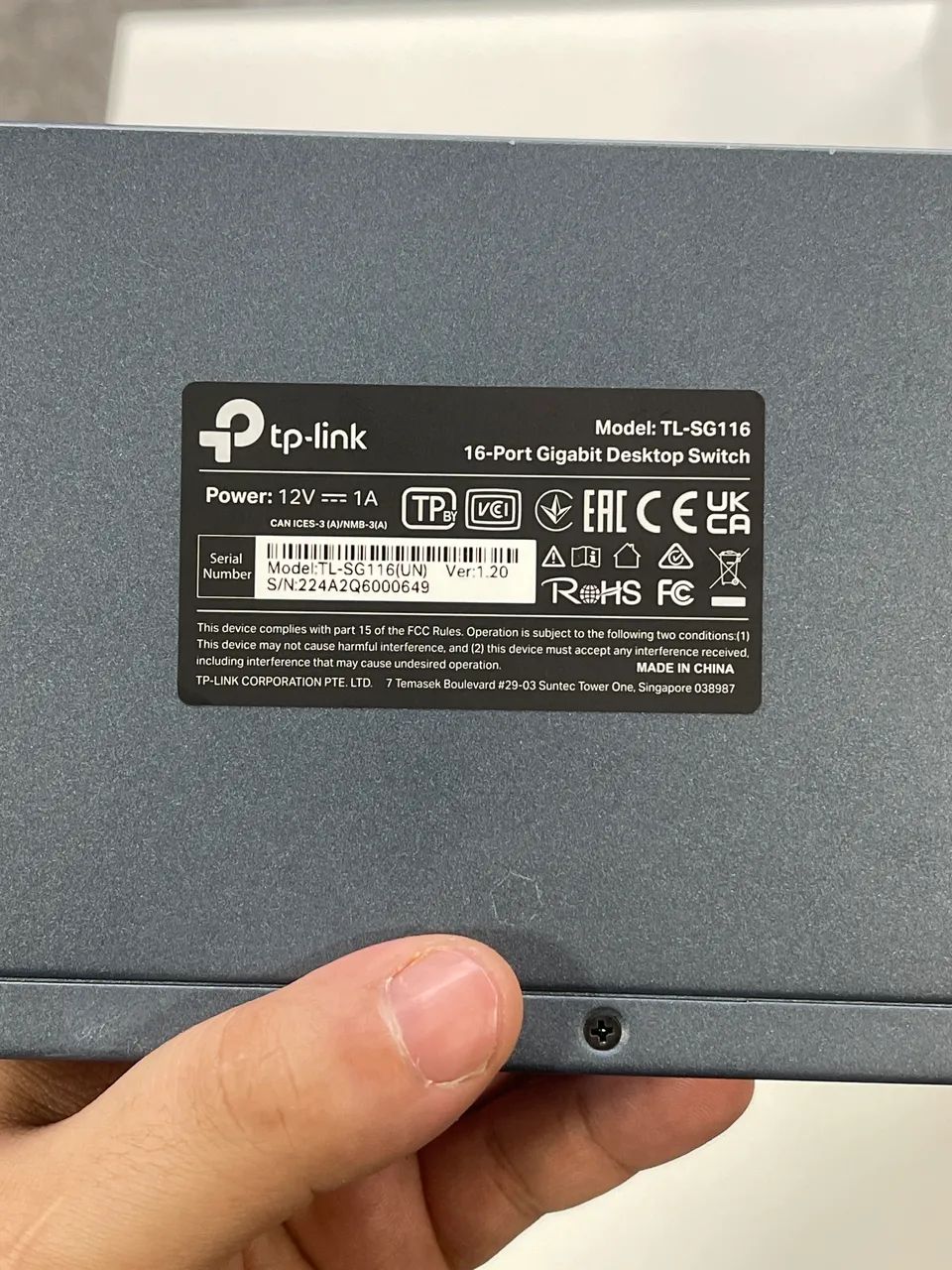 Switch TP-link 16 portas 1000GB64842047819395122