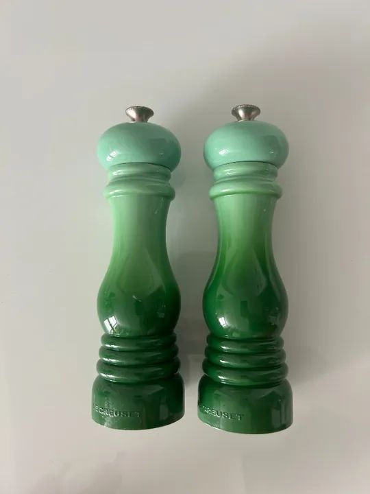 Kit moedor de sal e de pimenta Le Creuset verde - Foto 5