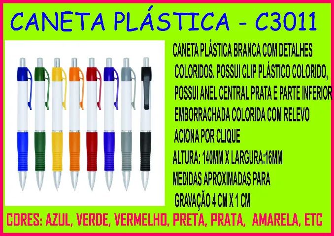 Canetas Personalizadas 50 Unidades - Foto 2