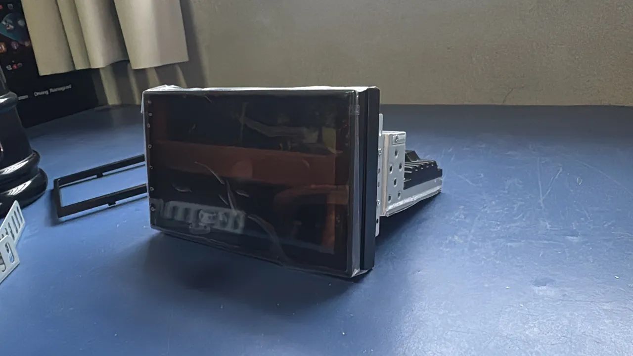 central multimídia automotiva Android 1 Din 7 polegadas  - Foto 2