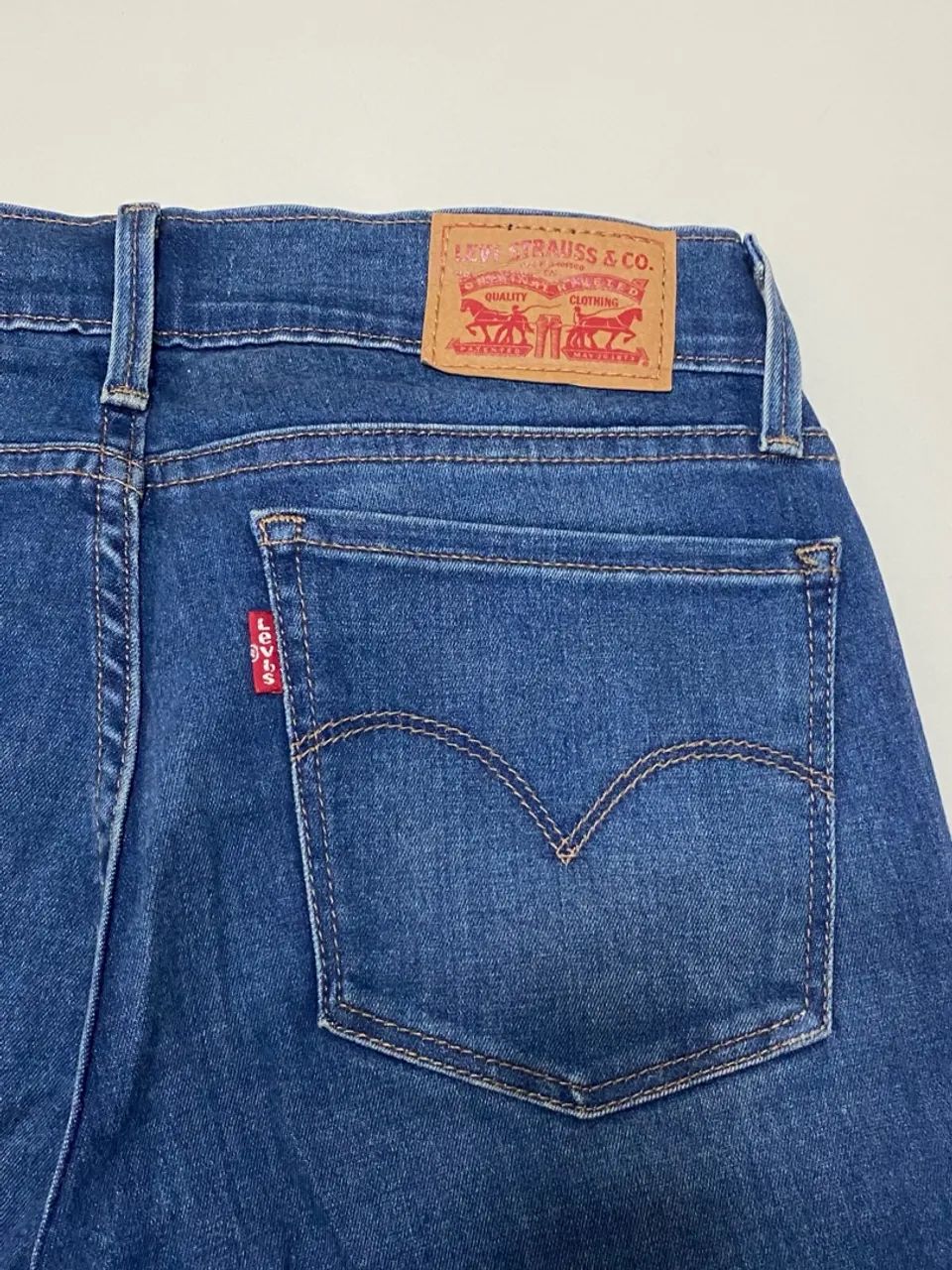 Calça Jeans Skinny Azul Feminina Levis - Foto 3