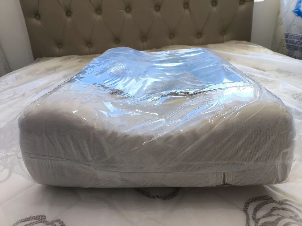 Travesseiro Cervical Fibrasca - Novo - Foto 3