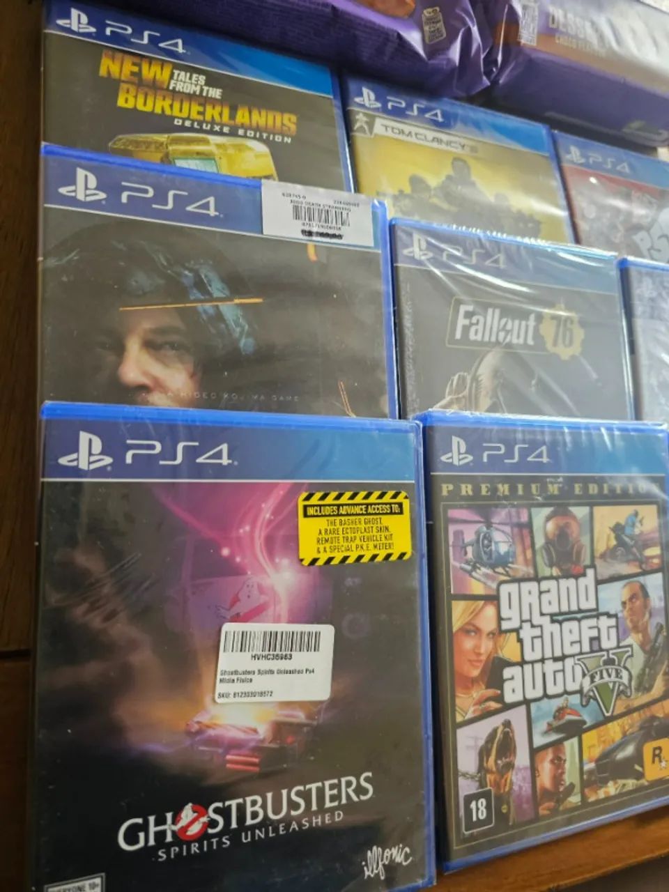 Kit 12 Jogos Ps4 Gta Gran turismo Persona Ghost + Brinde Milka Incrível - Foto 3