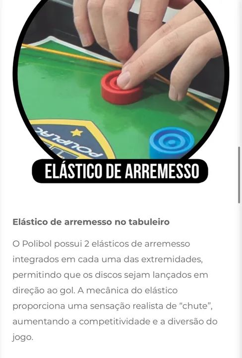 Jogo de Arremesso Elástico - POLIBOL - Foto 2