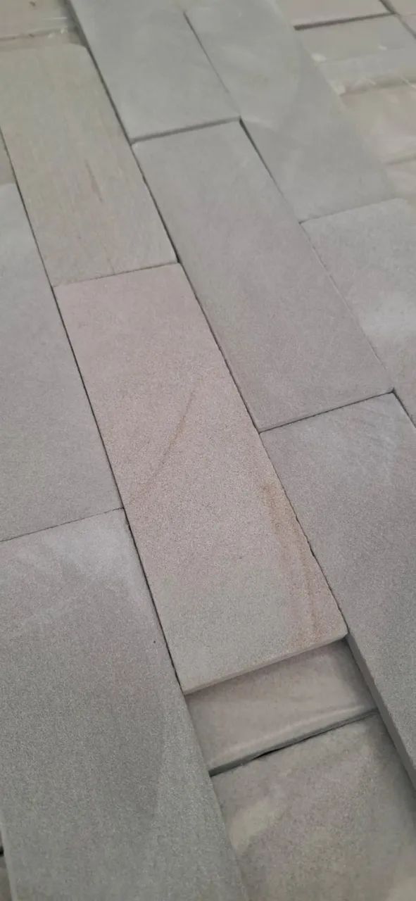 Tijolinho brick cinza mesclado SALDO - Cobre 1,2m² - Foto 4