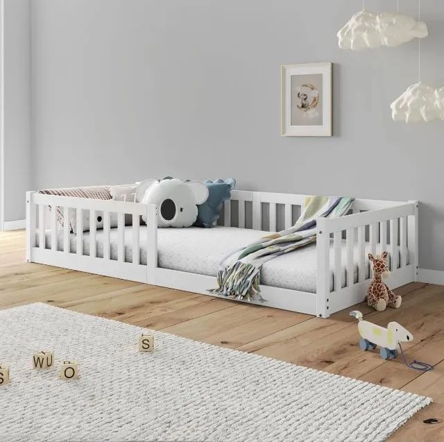 Cama Infantil com Colchão Solteiro 