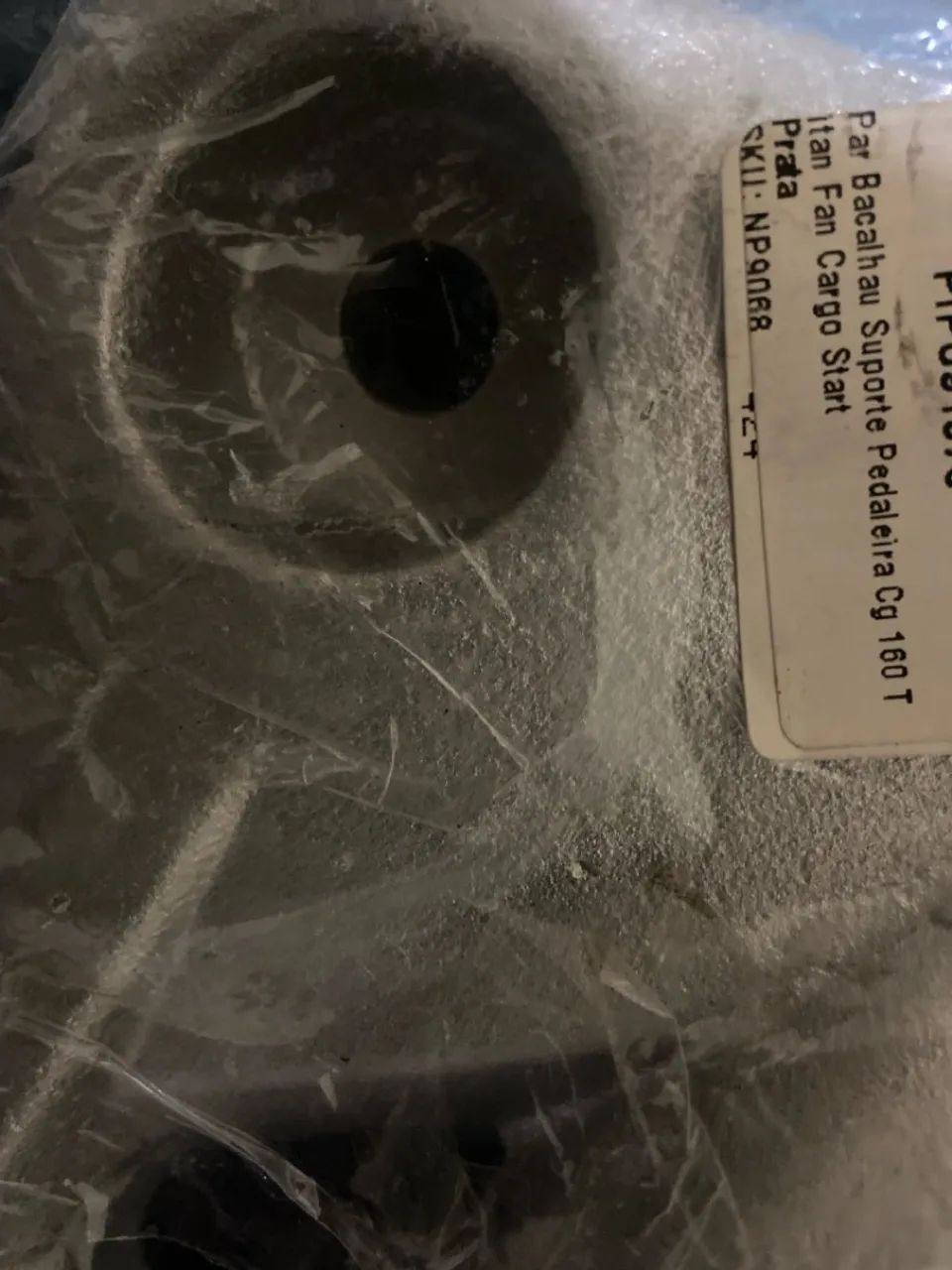 Suporte Pedaleira Cg 160 T Itan Fan Cargo Start Prata - Foto 3