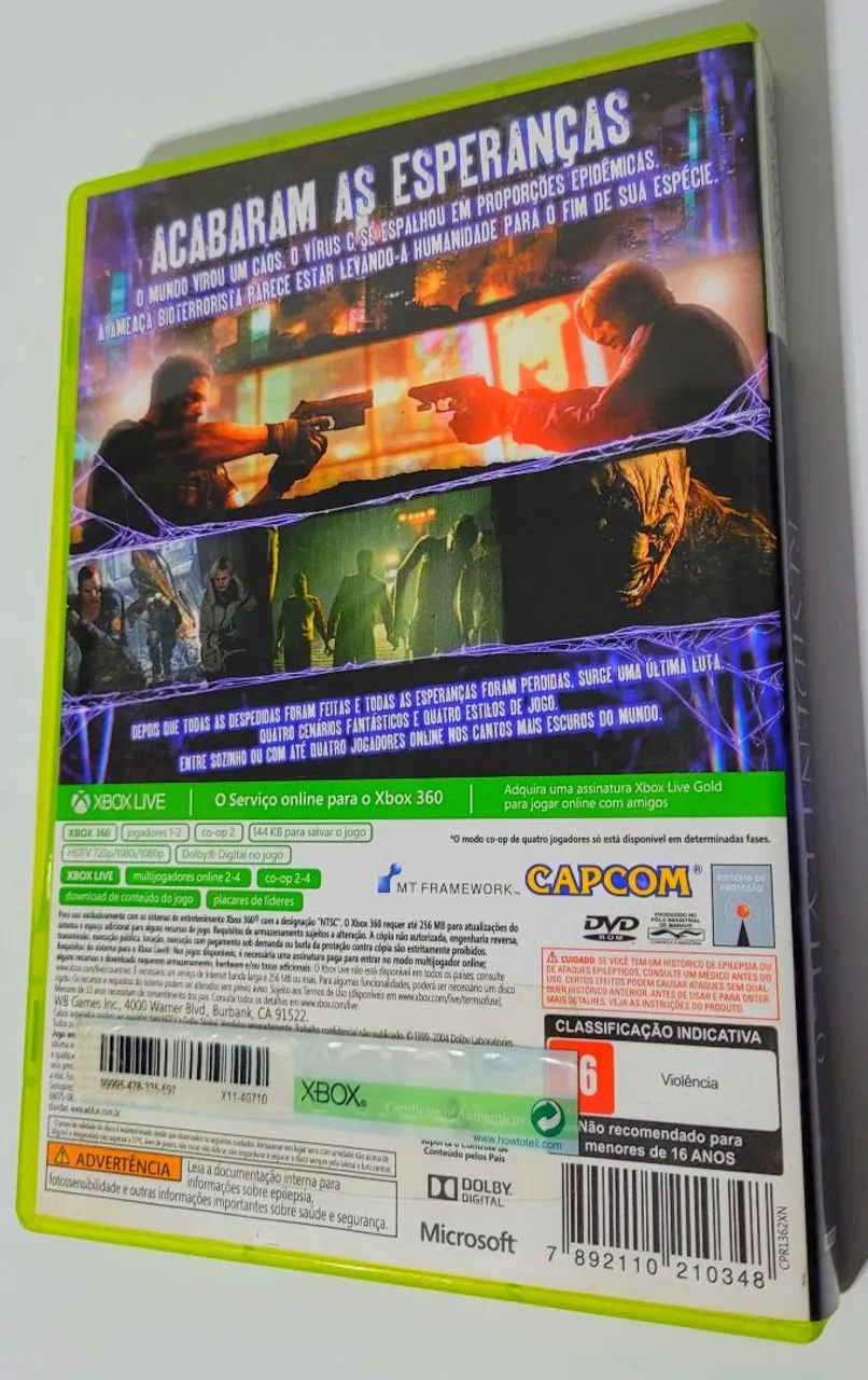 Jogo Resident Evil 6 xbox 360 original  - Foto 2