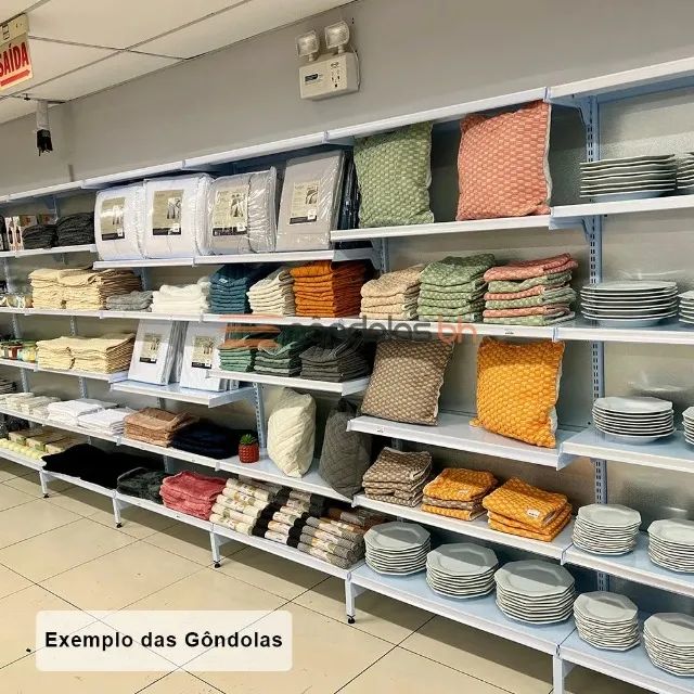 Gôndola Prateleira de Parede 2,00m - 1 Inicial + 2 Continuação - Foto 3