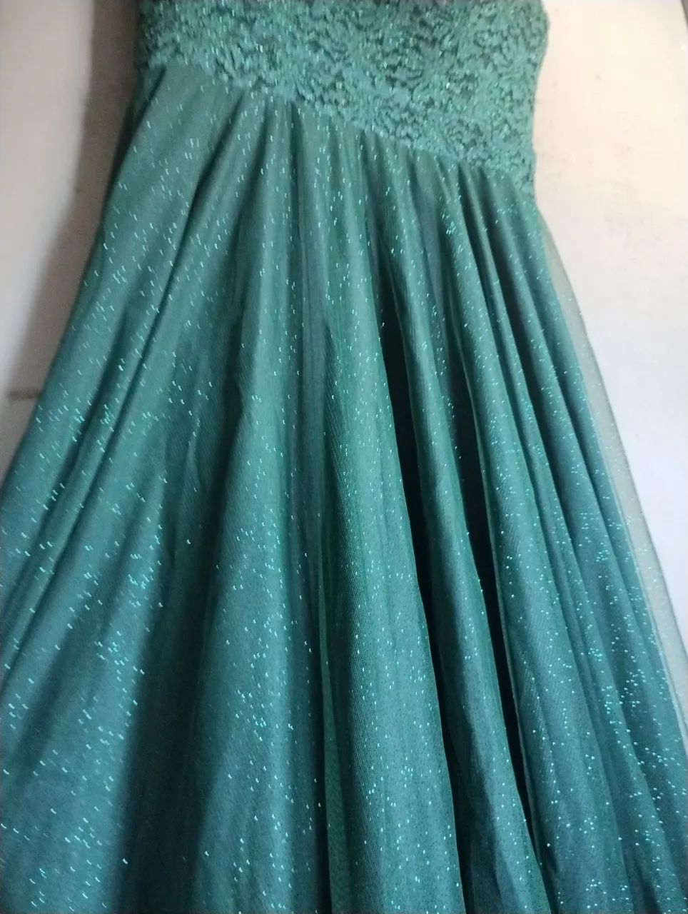 Vestido Longo Verde - Tamanho G - Foto 3