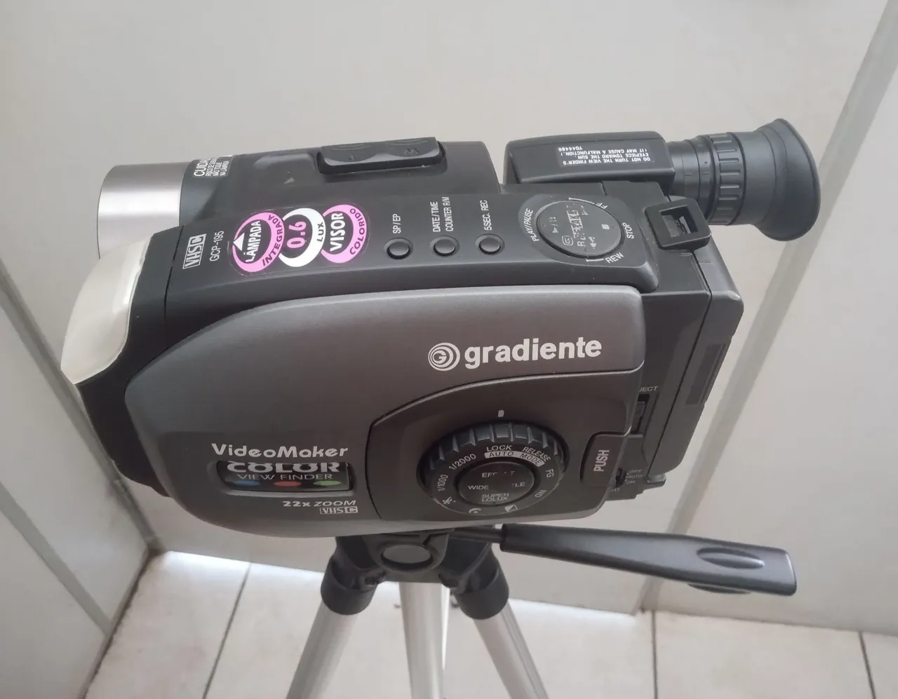 Câmera Filmadora Gradiente GCP-195 Funcionando