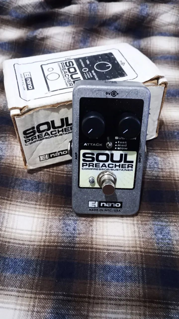 Pedal Ehx Electro Harmonix Soul Preacher Compressor Sustain