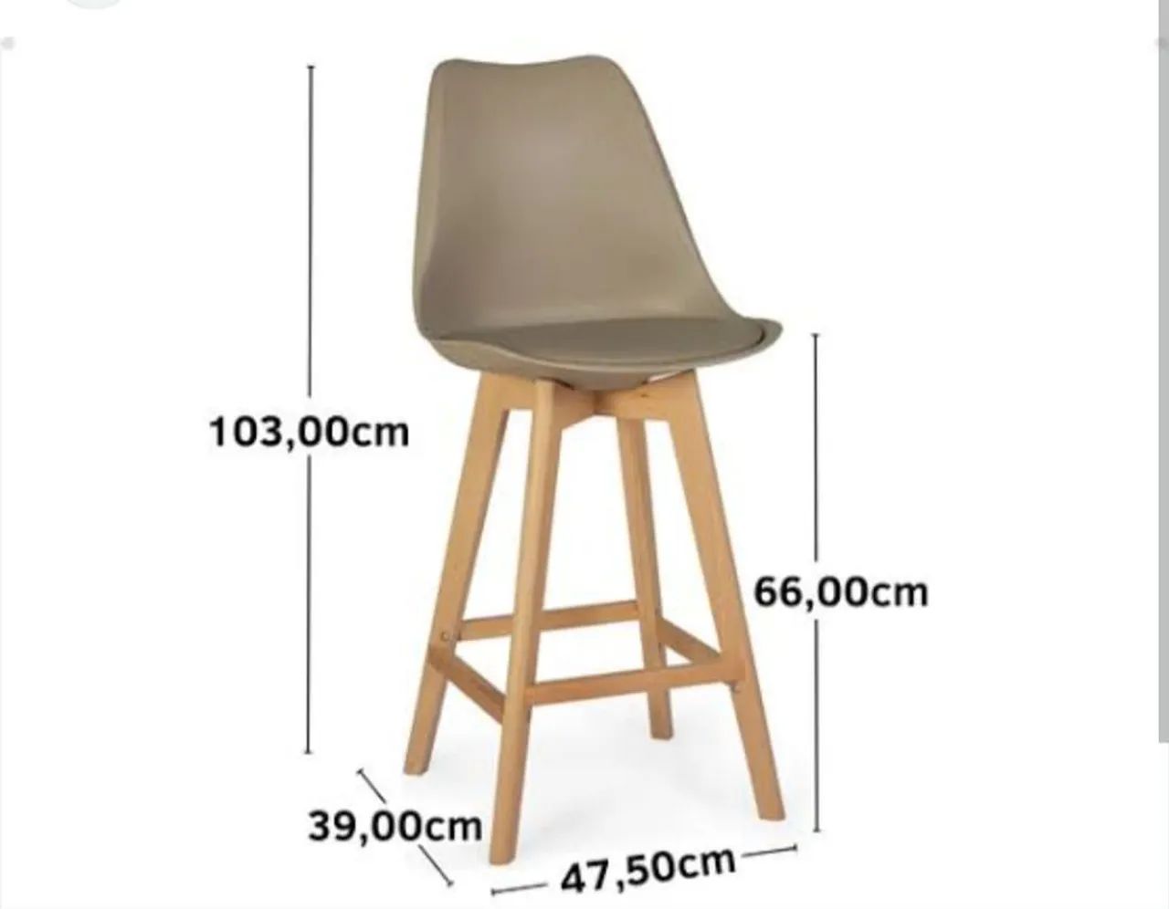 Banqueta alta Eames nova  - Foto 2
