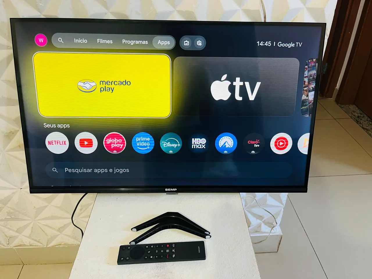 Smart Tv 32 polegadas ultra fina modelo novo com Bluetooth 