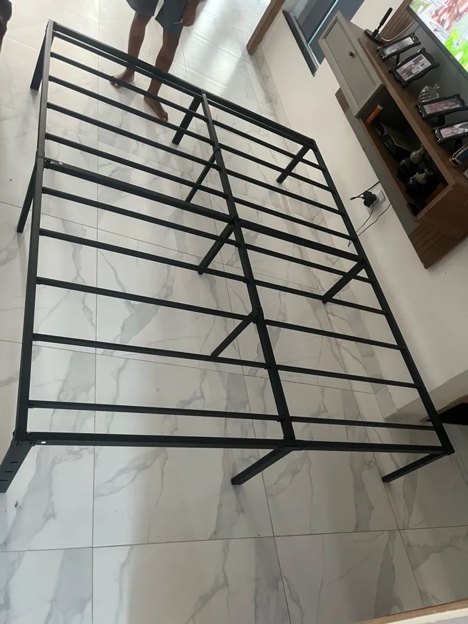 Cama de ferro tamanho quem  - Foto 2