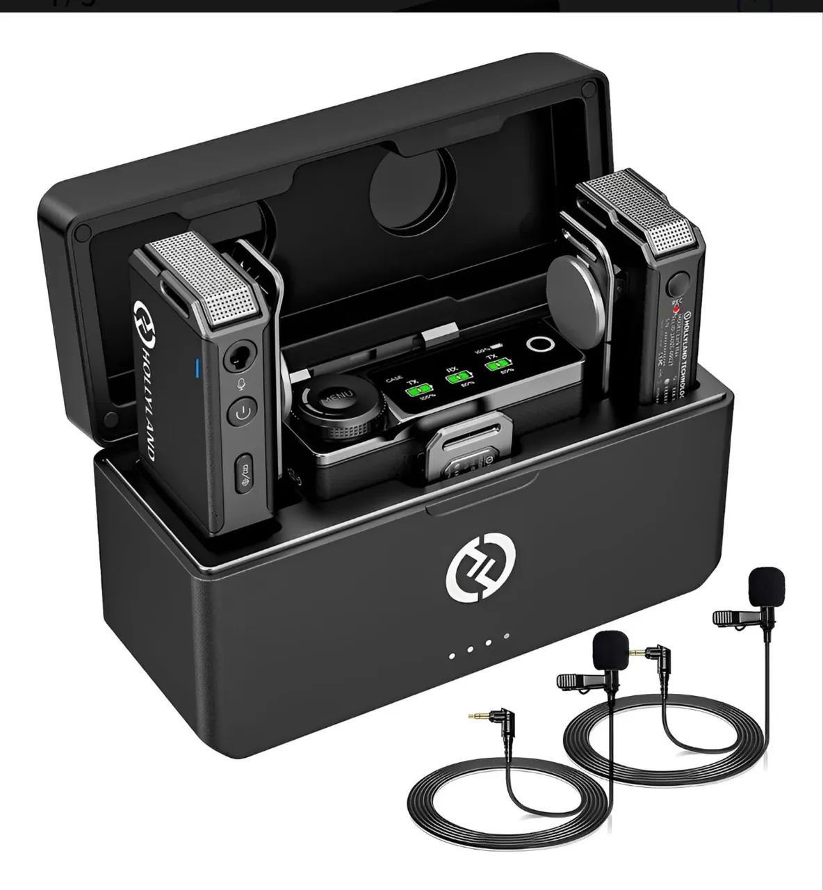 Microfone Lapela e Gravador HOLLYLAND Lark MAX  - Foto 2