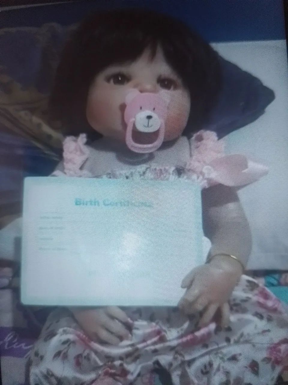 Boneca bebê pink reborn - Foto 4