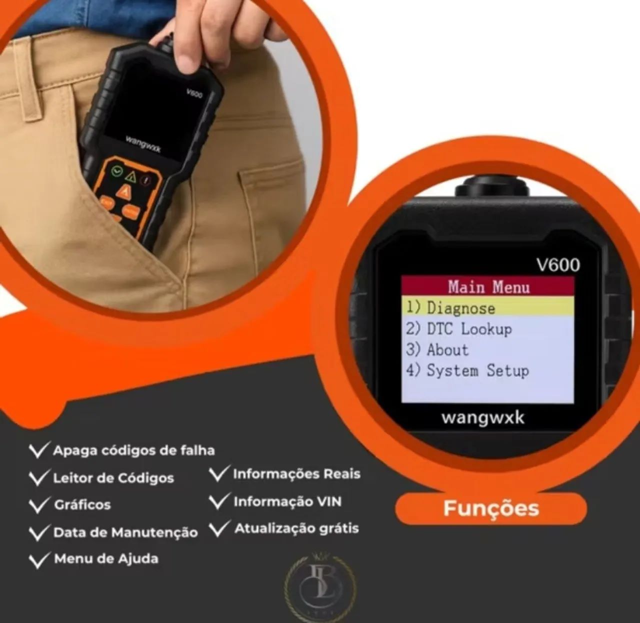 Leitor de Código de Falha no Motor - Foto 5