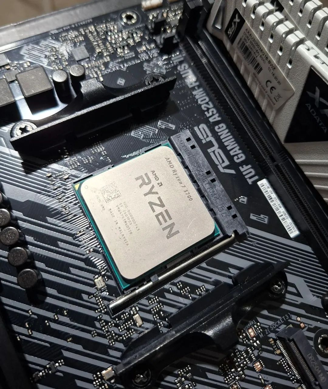 Kit Ryzen 7 5700 / 16GB XPG / A520M Plus - Foto 2
