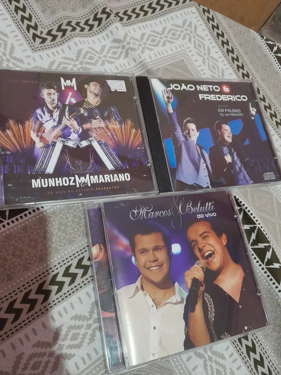 Lote CDs Sertanejo João Neto e Frederico Munhoz e Mariano Marcos e Belutti