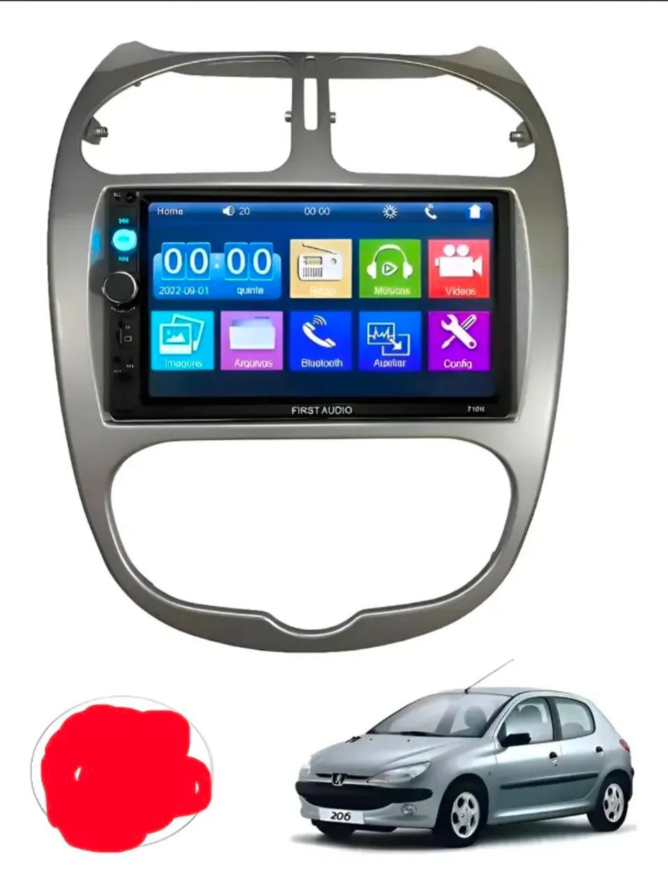 Multimidia oh pro 7" Touch-screen nova. - Foto 3
