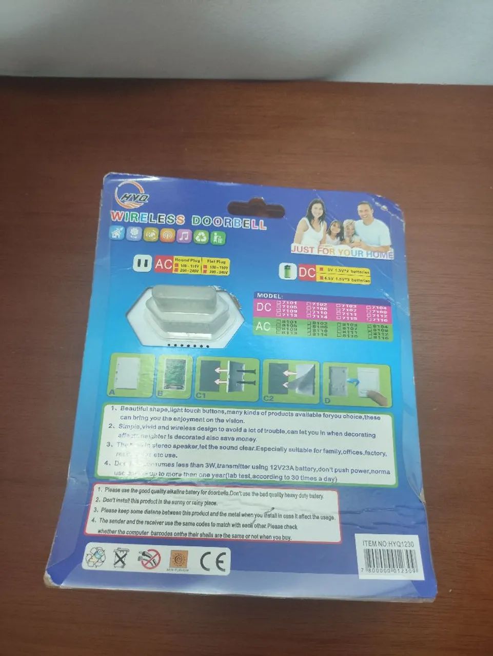 Campainha para wi-fi para casa e residência alcance longo bivolt novo - Foto 2