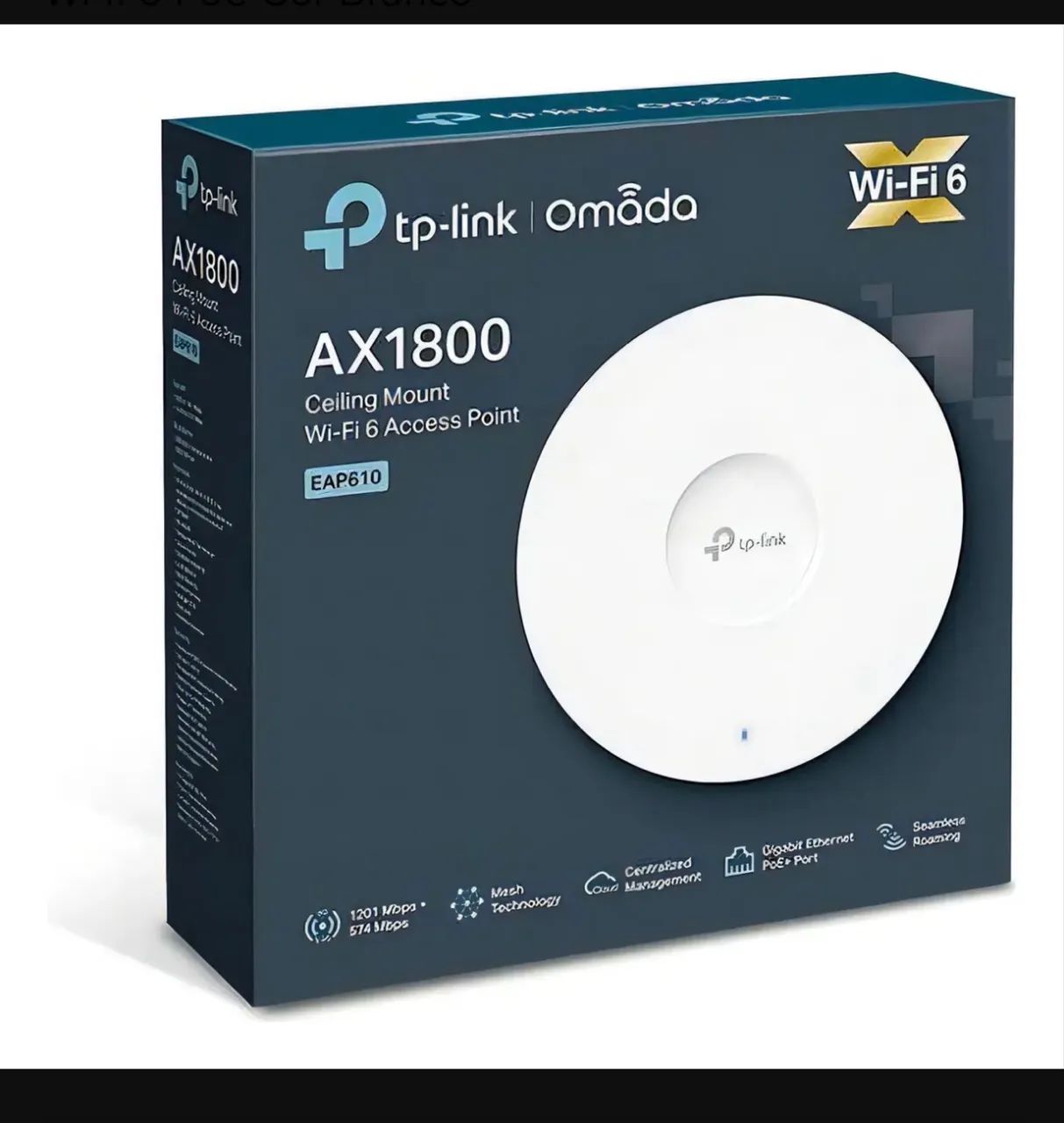 Access Point Wi-Fi 6 Dual Band AX1800 de Teto
