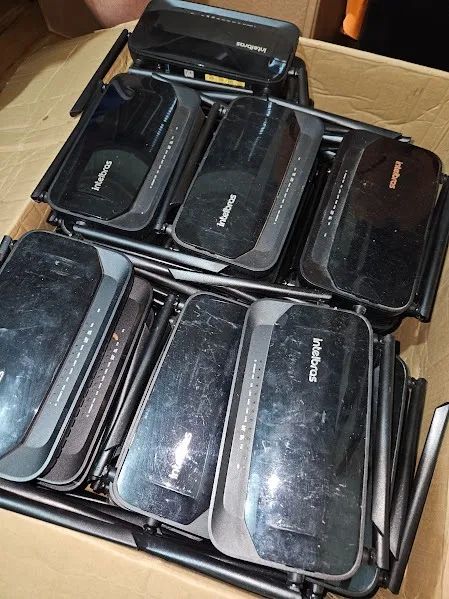 Ont Intelbras WiFiber AX1800V Wi-Fi 6 inMesh (10 unidades) C/Fonte - Foto 3