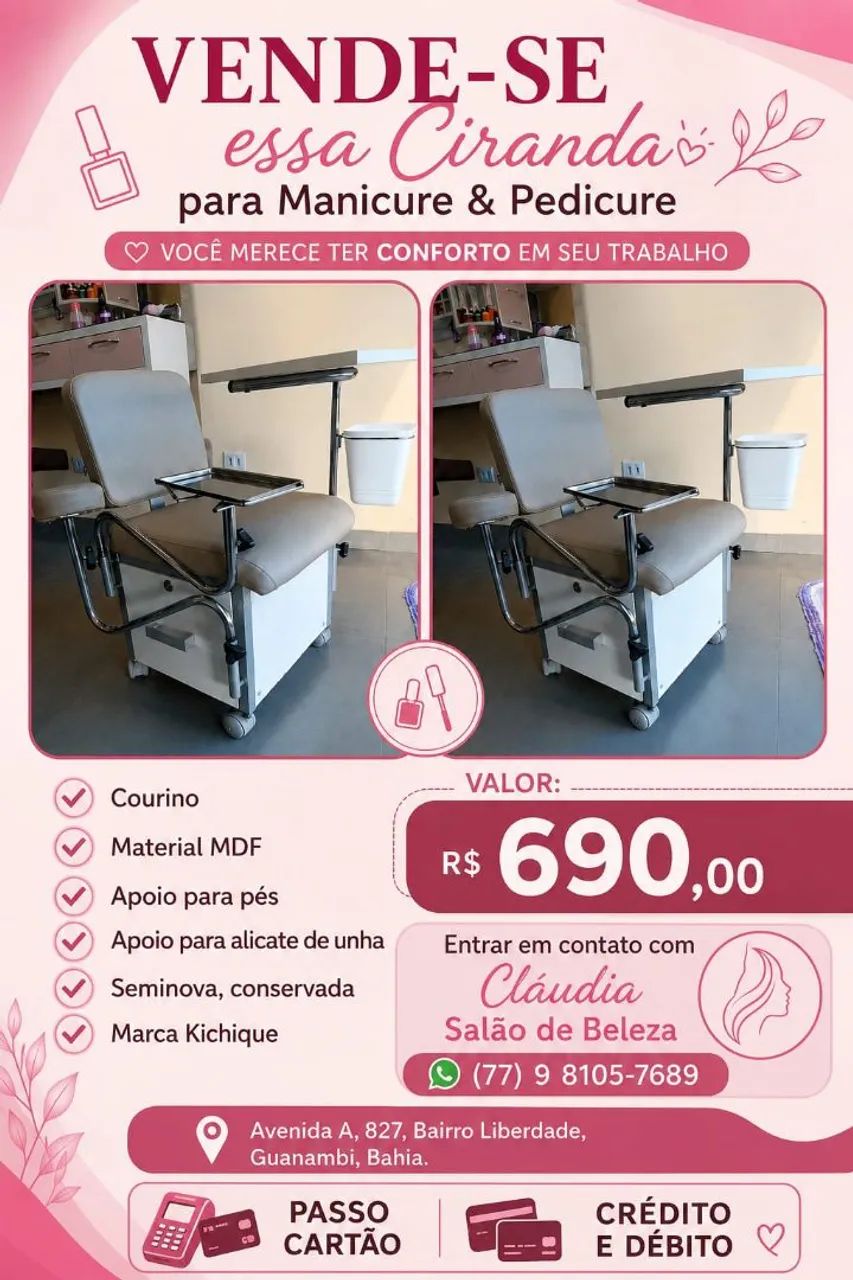 Ciranda para manicure Reforçada!