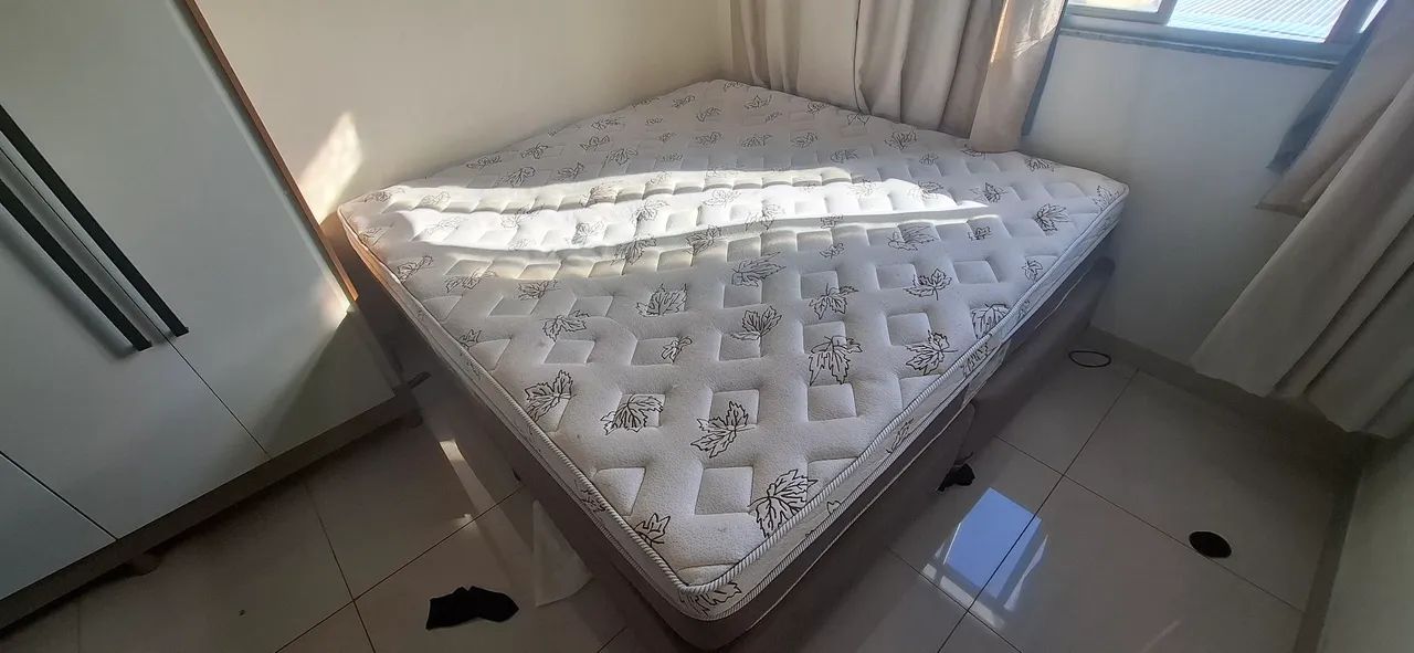 Cama Box e Colchão King size