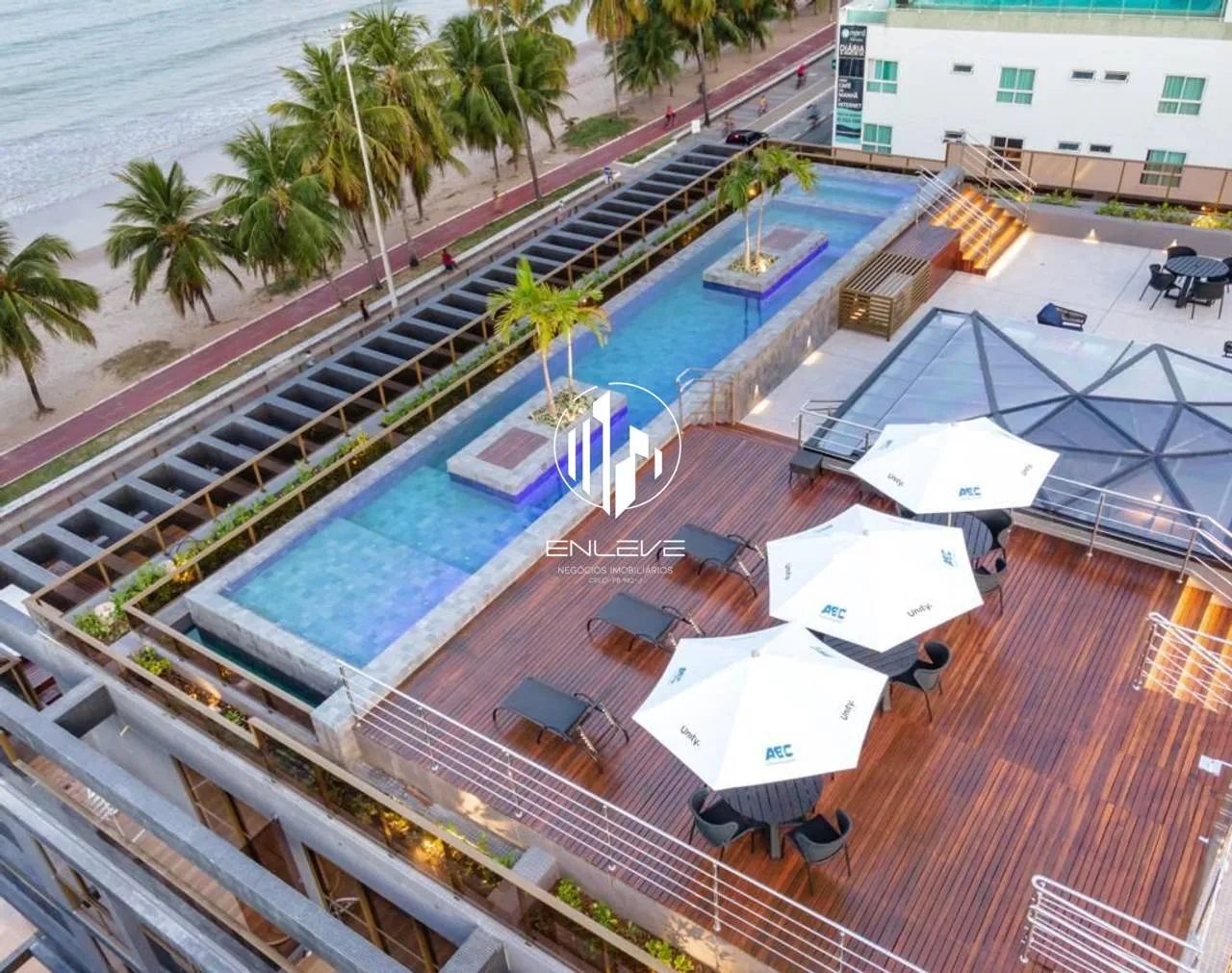 Flat de 32m2, Todo Mobiliado e à Beira-Mar da Praia do Cabo Branco - Foto 3