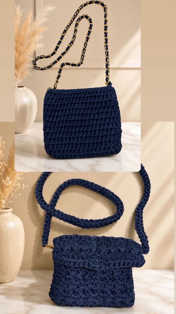 Bolsas de crochê 